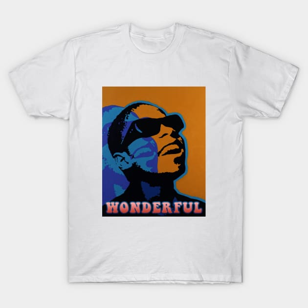 Stevie Wonder T-Shirt by NotoriousMedia